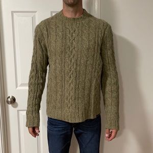 Vtg Cable knit A&F cable knit size Large